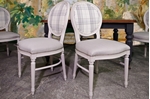 Picture of Antique Victorian Extending Wind Out Table and 6 Balloon Back Chairs