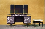 Picture of 1950s G Plan Tola Dressing Table with Mirrors and stool