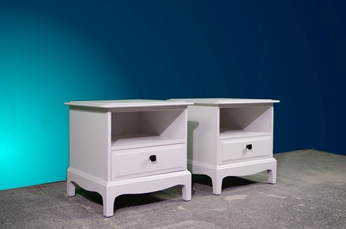 Picture of Pair of Stag Minstrel Single Drawer Bedside Tables