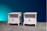Picture of Pair of Stag Minstrel Single Drawer Bedside Tables