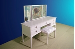 Picture of Stag Minstrel Dressing Table with Stool in Cornforth White