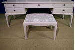 Picture of Stag Minstrel Dressing Table with Stool in Cornforth White