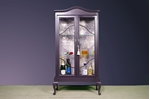 Picture of Vintage Display Cabinet - Paean Black