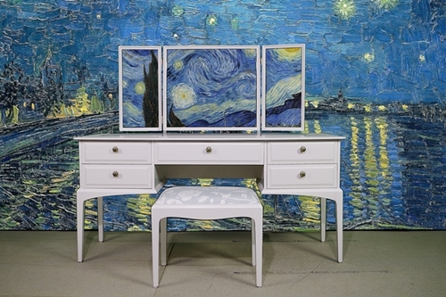 Picture of Stag Minstrel Dressing Table (No Stool) in Ammonite (FF1750)