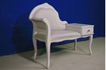 Picture of Vintage Telephone Seat in Edwin Fabric by Laura Ashley