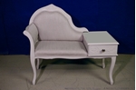 Picture of Vintage Telephone Seat in Edwin Fabric by Laura Ashley