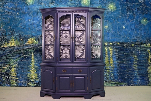Picture of Hardwood Display Dresser in Railings