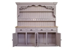 Picture of Large Bespoke Rustic Pine Dresser - Pavilion Gray