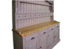 Picture of Large Bespoke Rustic Pine Dresser - Pavilion Gray