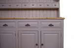 Picture of Large Bespoke Rustic Pine Dresser - Pavilion Gray