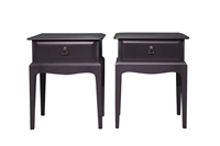 Picture of Pair of Stag Bedside Tables - Paean Black