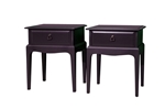 Picture of Pair of Stag Bedside Tables - Paean Black