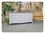 Picture of Stag Minstrel Long 8 Drawer Chest - Bianco Brillante