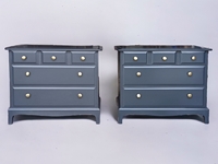 Picture of Pair of Stag Minstrel Five Drawer Chests