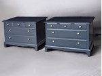 Picture of Pair of Stag Minstrel Five Drawer Chests