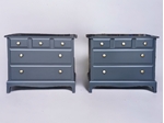 Picture of Pair of Stag Minstrel Five Drawer Chests