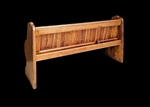Picture of Antique Victorian Solid Pitch Pine Pew