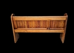 Picture of Antique Victorian Solid Pitch Pine Pew
